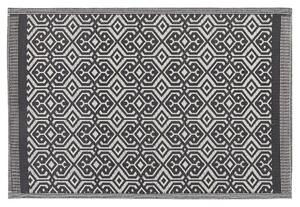 Fekete Geometriai Mintázatú Kültéri Szőnyeg 120 x 180 cm BARMER
