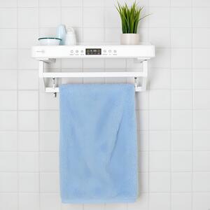 Elektromos törölköző szárító és sterilizáló, fürdőszobai vagy konyhai használatra, falra szerelhető, SZ60cm, 450W, ElectricSun PREMIUM Fehér