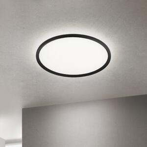 KANT Modern LED mennyezeti lámpa, fekete, 2700/3200/4000 Kelvin, 4400 lumen