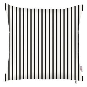 Pinky Light Stripes fekete-fehér párnahuzat, 43 x 43 cm - Mike & Co. NEW YORK