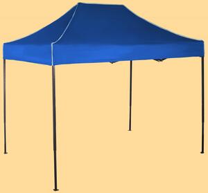 Gyorsan összecsukható sátor 2x3m – acél, Kék, Oldalfalak nélkül