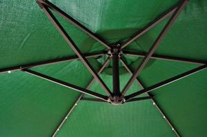 Kerti összecsukható napernyő 350cm Dark Green