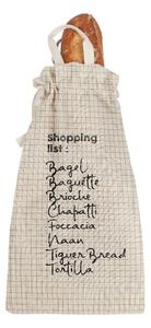 Bag Shopping szövet és lenkeverék kenyértartó zsák, magasság 42 cm - Really Nice Things