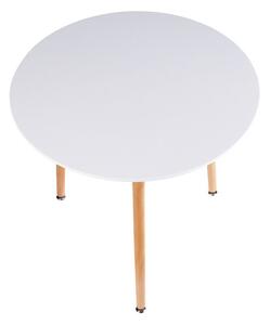 Kör asztal ANELLO TRIPLE WHITE 80cm