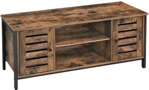 TV szekrény, TV állvány tárolóval 110 x 40 x 50 cm rusztikus barna