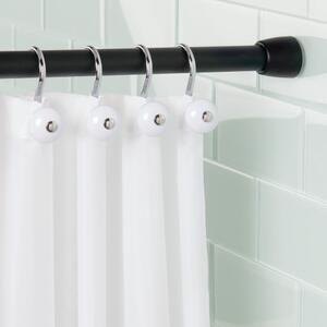 Cameo állítható hosszúságú, fekete zuhanyfüggöny rúd - iDesign