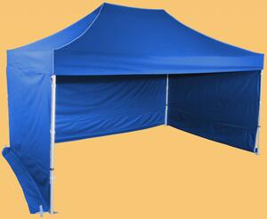 Gyorsan összecsukható sátor 3x4,5m - hexagonális alumínium, Kék