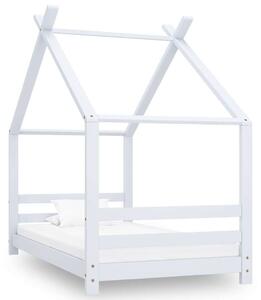 VidaXL fehér tömör fenyőfa gyerekágy-keret 80 x 160 cm