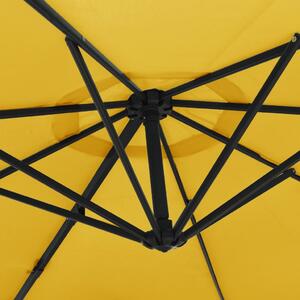 VidaXL sárga falra szerelhető napernyő 290 cm