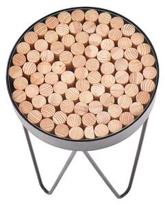 HAL-Naturo modern kör alakú dohányzóasztal