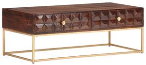 VidaXL tömör mangófa dohányzóasztal 112 x 50 x 40 cm