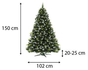 Karácsonyfa - Erdeifenyő 150cm Exclusive