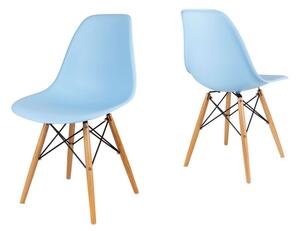 Skandináv stílusú kék szék szett CLASSIC 3+1 INGYEN!