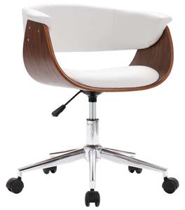 VidaXL Fehér Forgószék - Modern Irodai szék - 59,5x58 cm