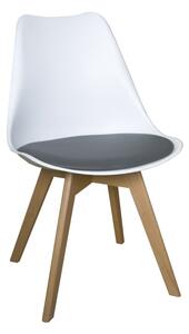 Skandináv stílusú szürke-fehér szék BASIC