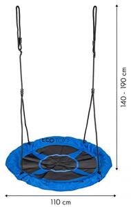 Hinta - gólyafészek BLUE 110cm Ecotoys