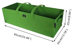 Laxllent Zöld téglalap alakú ültető táska MOUJ-104