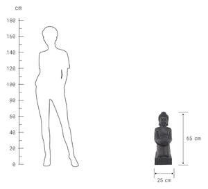 BUDDHA szobor gyertyatartóval 25 x 65cm