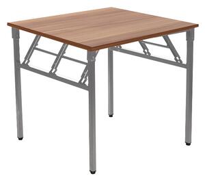 ALB-NY-A024/76 SQ összecsukható asztal szürke vázzal (80 cm)