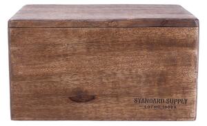 STANDARD SUPPLY teatartó mangófa doboz fedéllel 25 x 16cm