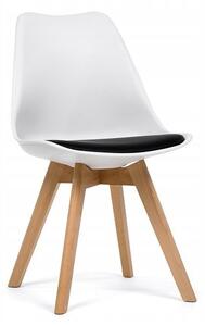 Skandináv stílusú fekete-fehér szék BASIC