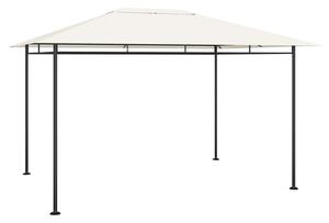 VidaXL krémszínű pavilon 4 x 3 x 2,7 m 180 g/m²