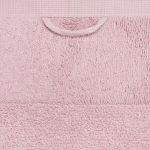ORGANIC DAY SPA organikus pamut szauna törülköző prémium minőség, rózsaszín 200 x 80cm