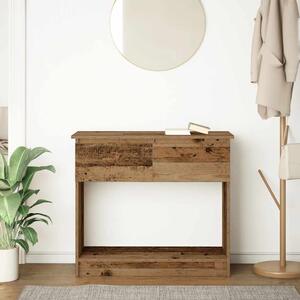 VidaXL antik fa konzolasztal fiókokkal 85,5x38,5x74,5 cm