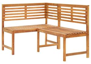 VidaXL Akácfa Sarokpad - 140 cm