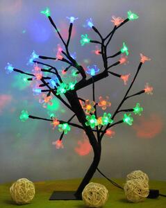 Karácsonyi dekoráció – Világító fa 48 LED Színes