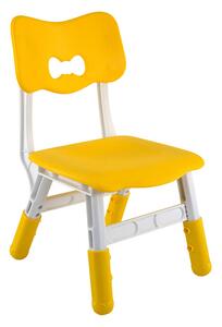 Állítható magasságú szék - sárga