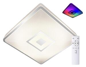 TOP LIGHT Top Light - LED RGB Dimmelhető mennyezeti lámpa LED/24W/230V négyzet + távirányító TP1722