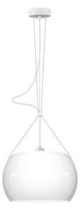 Momo Elementary S Glossy fehér függőlámpa, ⌀ 33 cm - Sotto Luce