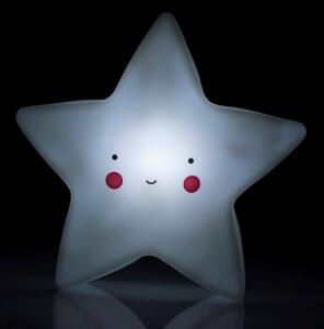 LED Gyerek éjjeli lámpa Fehér Csillag