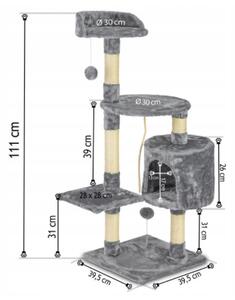 Kaparófa / pihenőhely macskáknak Misty 111 cm DR-266