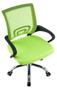 KONDELA Irodai szék, zöld/fekete, DEX 4 NEW