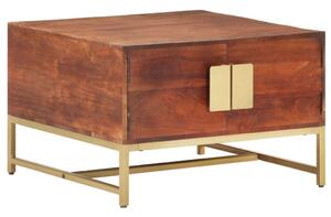 VidaXL Akácfa Dohányzóasztal - 67x67x45 cm