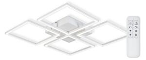 TOP LIGHT Top Light - LED Dimmelhető felületre szerelhető csillár 4xLED/16,25W/230V négyzet fehér + távirányító TP1705