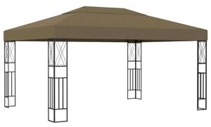 VidaXL tópszínű szövetpavilon 3 x 4 m