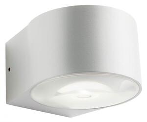 LOG kültéri fali lámpa, modern, fehér, direkt-indirekt fény