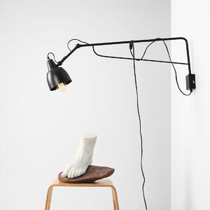 Aldex loft skandináv fali lámpa soho fekete ald1002c1_d