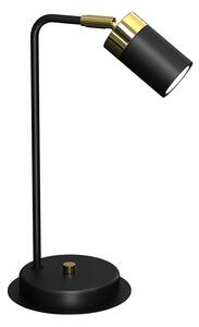 Milagro Asztali lámpa JOKER 1xGU10/25W/230V fekete/arany MI1686