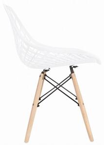 Étkező szék skandináv stílusban White String