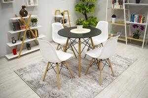 Étkező szék skandináv stílusban White Grid