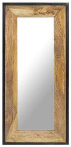VidaXL tömör mangófa tükör 110 x 50 cm