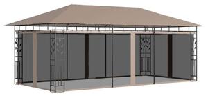 VidaXL Kertpavilon - Szúnyogháló - 6x3m