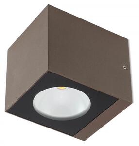 TEKO kültéri fali lámpa, modern, sötétbarna, direkt-indirekt fény