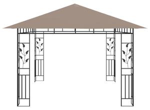 Kerti Pavilon - Szúnyogháló - Bézs - 4x3m