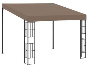 VidaXL Pavilon - Falra Szerelhető - 3x3m - Bézs