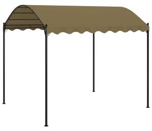 VidaXL tópszínű pavilon 4 x 3 x 2,6 m 180 g/m²